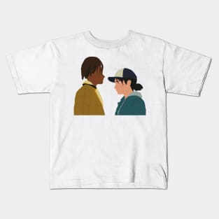 The Walking Dead Game Final Season Clementine and Louis Fan Art Kids T-Shirt